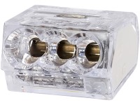 LUX dugaszolható kapocs 3 pólusú 0,5 mm - 2,5 mm 10 darab LUX dugaszolható kapocs 3 pólusú 0,5 mm - 2,5 mm 10 darab