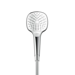 Hansgrohe Croma Select E Vario kézizuhany, króm/fehér, 110 mm-es zuhanyfej 3 sugárral.