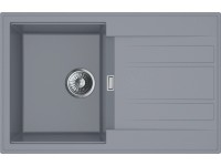 Miló beépíthető gránit mosogató Piatto 78 szürke Miló beépíthető gránit mosogató Piatto 78 szürke