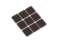 Filcalátét öntapadós 25 mm x 25 mm 9 darab barna
