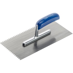 LUX Classic fogazott simító, 4x4 mm, csempe- és padlóragasztóhoz.