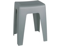 Wenko Kumba fürdőszobai szék műanyag 47 cm x 38 cm x 32 cm szürke