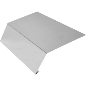 Alumínium ereszszegély, természetes, 200x1000mm, tető vízelvezetéshez.