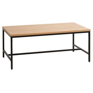 Shiny dohányzó asztal fém lábak MDF asztallap 110x60x45 cm - teherbírás: 20 kg