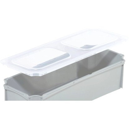 Eurobox-rendszer Tauro 1/4-es betétdoboz keresztirányú a 60 cm x 40 cm-es