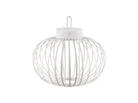 Just Light akkumulátoros LED-es függőlámpa Akuba fehér 33 cm x 36 cm átmérő