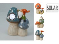 Törpe gomba dekoron szolár 13 cm