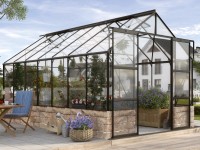 Cassandra 11500 melegház 3 mm-es egyrétegű biztonsági üveggel fekete Cassandra 11500 melegház 3 mm-es egyrétegű biztonsági üveggel fekete