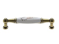 Bútorfogantyú E038-96 96 antikolt bronz-búzakalász