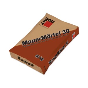 Baumit MauerMörtel 30 zsák, 40 kg, falazáshoz.