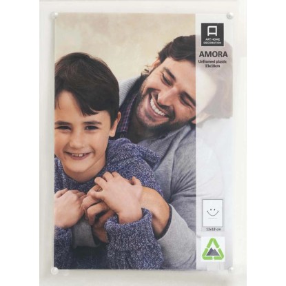 Fotókeret műanyag Amora S 13 cm x 18 cm