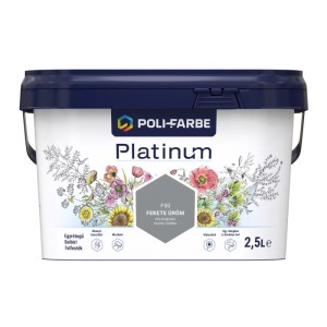 Poli - Farbe Platinum beltéri falfesték diszperziós Fekete üröm 2,5 l