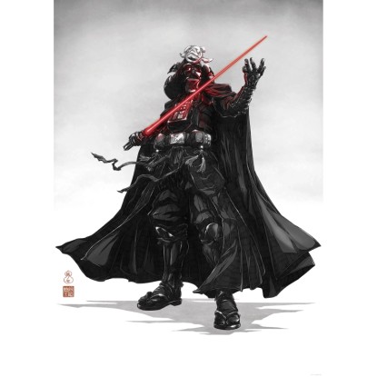 Komar Star Wars Vision Samurai Dark Lord falikép 50 cm x 70 cm piros