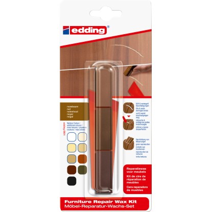 Edding 8901 bútorjavító wax készlet dió