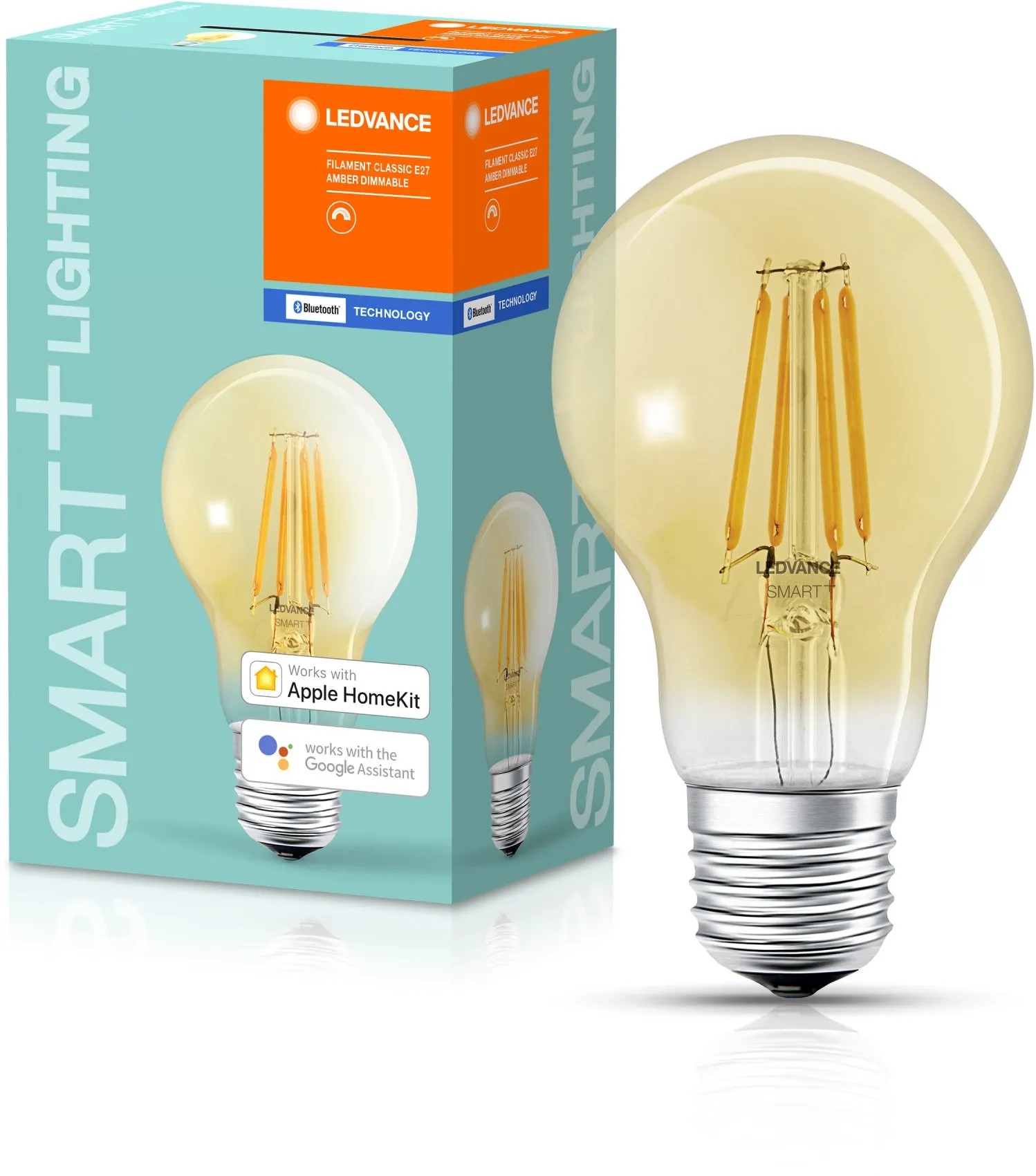 Ledvance Smart+ Bluetooth LED-lámpa klasszikus forma filament arany E27 ...