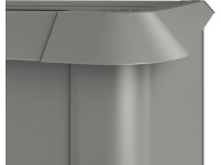 Biohort csigák elleni védelem 1 m x 0,5 m magaságyáshoz kvarcszürke-metál