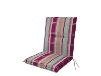 Doppler alacsony háttámlájú párna, kockás rózsaszín 100 cm x 48 cm x 5 cm