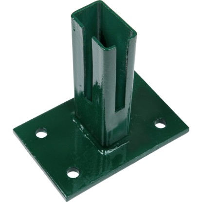 Talapzat zöld 10 cm x 15 cm oszlop tartásához
