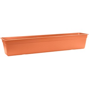 Florus Original Super balkonláda, 80 cm, terrakotta, újrahasznosított műanyagból.