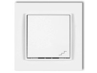 MINI váltókapcsoló kerettel fehér