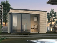 Weka kerti ház Cubilis 1-es méret natúr 380 cm x 300 cm