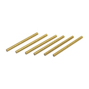 LUX Arany színű ragasztórudak, 8 mm, 12 darabos készlet, olvasztópisztolyokhoz.