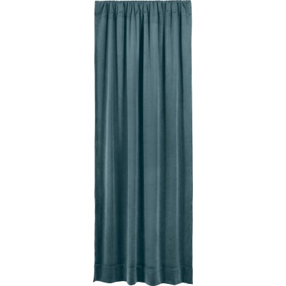 OBI függöny-szett bújtatóval 2 db 135 cm x 250 cm petrolkék