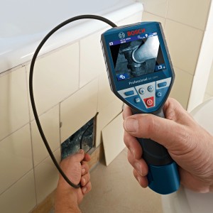 Bosch Professional GIC 120 ellenőrzőkamera kábellel csővezeték ellenőrzéshez.