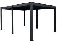 Floraworld pergola lamellás lapostetővel 4 m x 3 m antracit Floraworld pergola lamellás lapostetővel 4 m x 3 m antracit