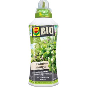 Compo Bio Fűszernövény-tápoldat 500ml erős, aromás fűszernövényekhez.