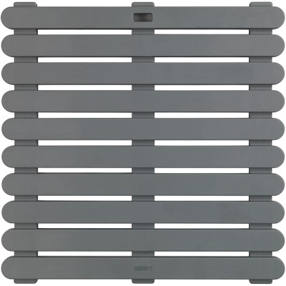 Wenko zuhany kilépőrács bel- és kültérre 55 cm x 55 cm szürke