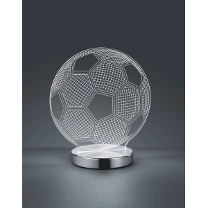 Reality LED asztali lámpa Ball, 22cm, króm. Dekoratív labda asztali lámpa.