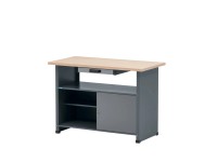 Küpper munkapad takarékos szett 3 ajtó 204x120x60cm világosszürke-antracitszürke