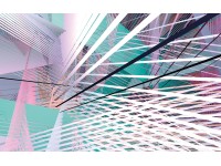 Komar vlies fotótapéta Space Grid Spring 400 cm x 250 cm