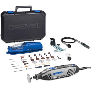 Dremel 4250-3/45 multifunkciós szerszám tokban, tartozékokkal és feltétekkel.