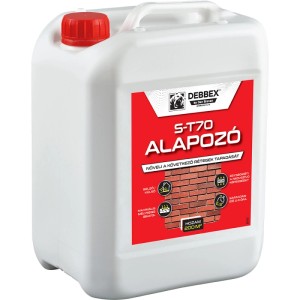 Kanna Debbex S-T70 alapozó csempékhez, növeli a tapadást. Alkalmas beltéri és kültéri használatra.