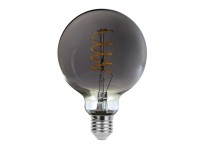 Rábalux LED filament kisgömb izzó E27 5 W melegfehér füstös üveggel