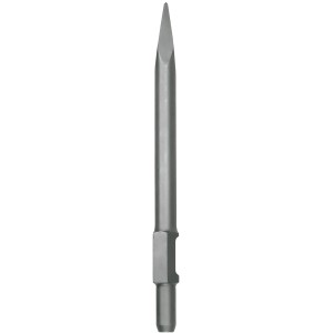 Einhell 410 mm-es hegyes véső vésőkalapácshoz, hatszögletű szárral, bontási munkákhoz.