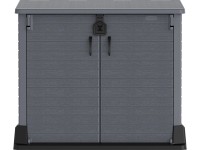 Duramax StoreAway tároló láda 850 l antracit 130 cm x 110 cm x 74 cm Duramax StoreAway tároló láda 850 l antracit 130 cm x 110 cm x 74 cm