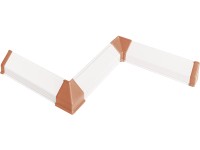 Kaindl tartozékkészlet barna falzáró léchez Kaindl tartozékkészlet barna falzáró léchez