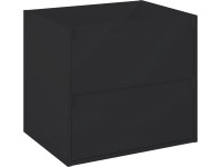 Maximus mosdó alatti szekrény Sisi 60 cm 2 fiókkal matt fekete