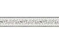 Bordűr 3432-84 klasszikus fekete papír 5x0,11m Bordűr 3432-84 klasszikus fekete papír 5x0,11m