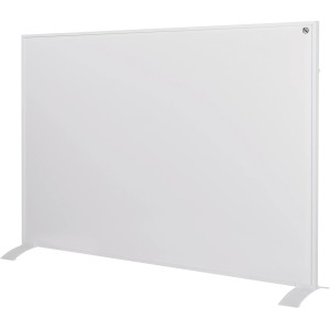Fehér WiFi infravörös panel fűtőtest Odda 540 W, elektromos radiátor lábakkal.