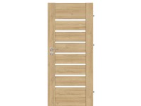 Keretes beltéri ajtólap Lobo 10 Bajor Tölgy 90 cm x 210 cm jobbos