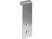 Hettich ajtóra rögzítő elem ruhafogasokhoz rozsdamentes acél 133 mm x 40 mm x 20 Hettich ajtóra rögzítő elem ruhafogasokhoz rozsdamentes acél 133 mm x 40 mm x 20