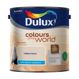 Dulux A Nagyvilág Színei beltéri falfesték Mézes halva matt 2,5 l
