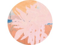 Komar nemszőtt fotótapéta Dot Sun-Baked öntapadó átmérő 125 cm