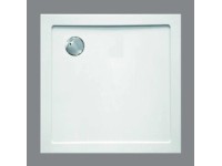 HERA szögletes SMC zuhanytálca, fehér 80 cm x 80 cm x 3,5 cm