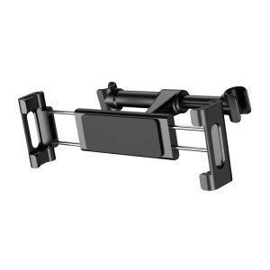 Baseus autós fejtámlára rögzíthető telefon és tablettartó fekete