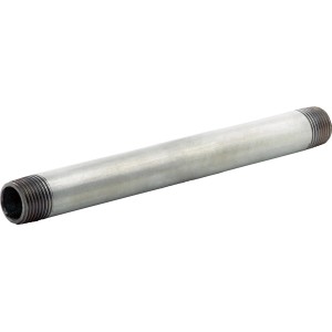 21 mm-es (R 1/2) x 200 mm-es temperöntvény fitting, horganyzott, külső menettel.